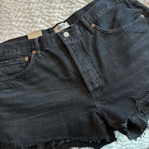 AGOLDE shorts Parker denim black size 32